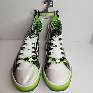 Beetlejuice Glow-In-The Dark Shoes Women’s Size 8 High-top Sneakers Brand New